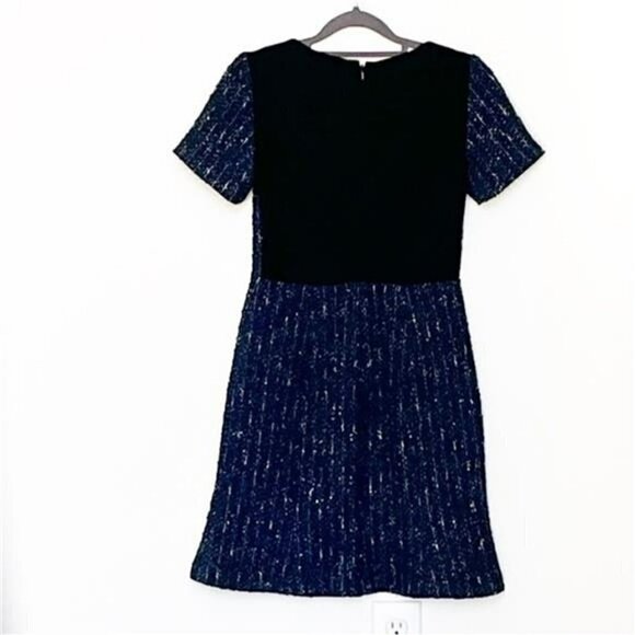 Club Monaco Andreah Tweed Boucle Trumpet Dress - Picture 10 of 11